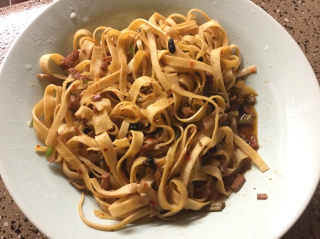肉末鱼香豆皮
