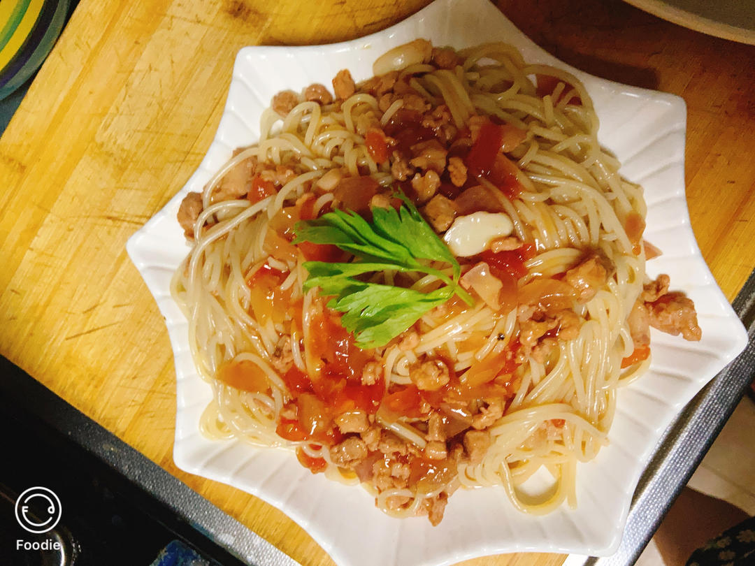 番茄肉酱意面