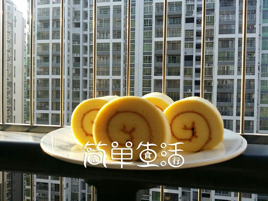 原味戚风蛋糕卷