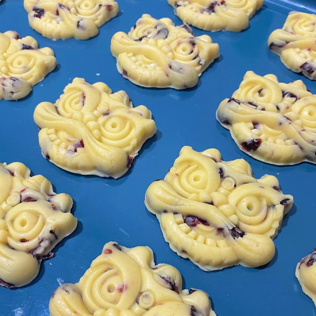 蔓越莓曲奇饼干 最最最简单的黄油饼干