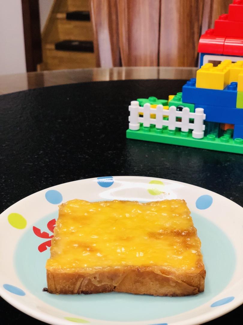 零失败快手岩烧乳酪(熔岩吐司)十分钟网红早餐，好吃哭