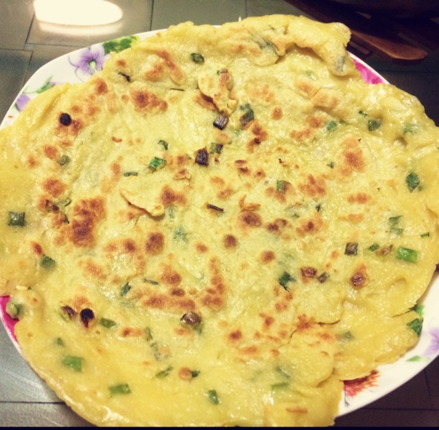 葱花鸡蛋饼