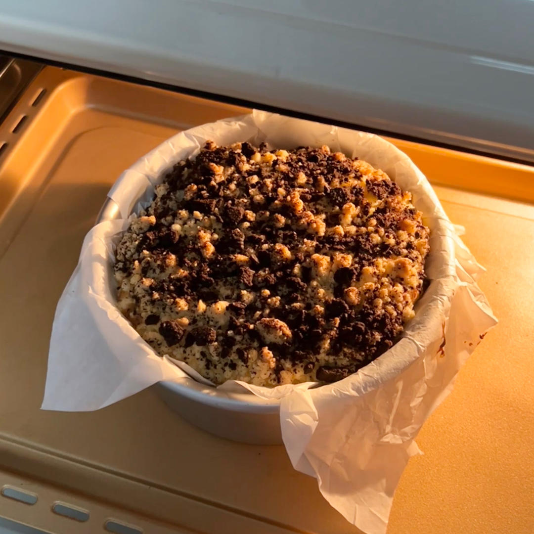 超浓郁巧克力酥粒芝士蛋糕（巴斯克）