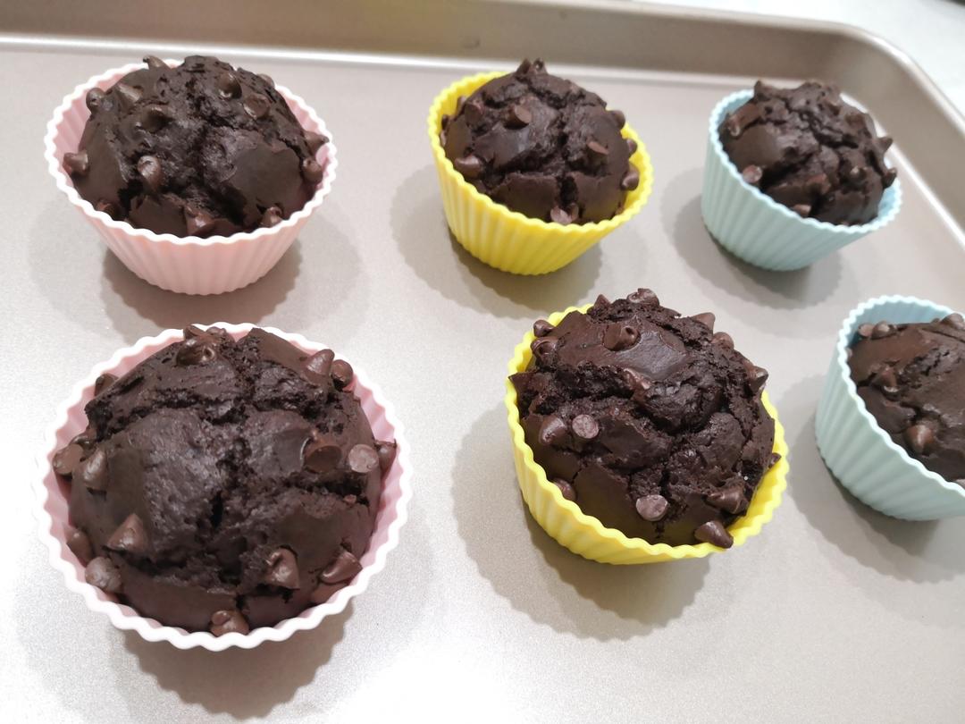 在家做巧克力蘑菇头麦芬蛋糕🍫