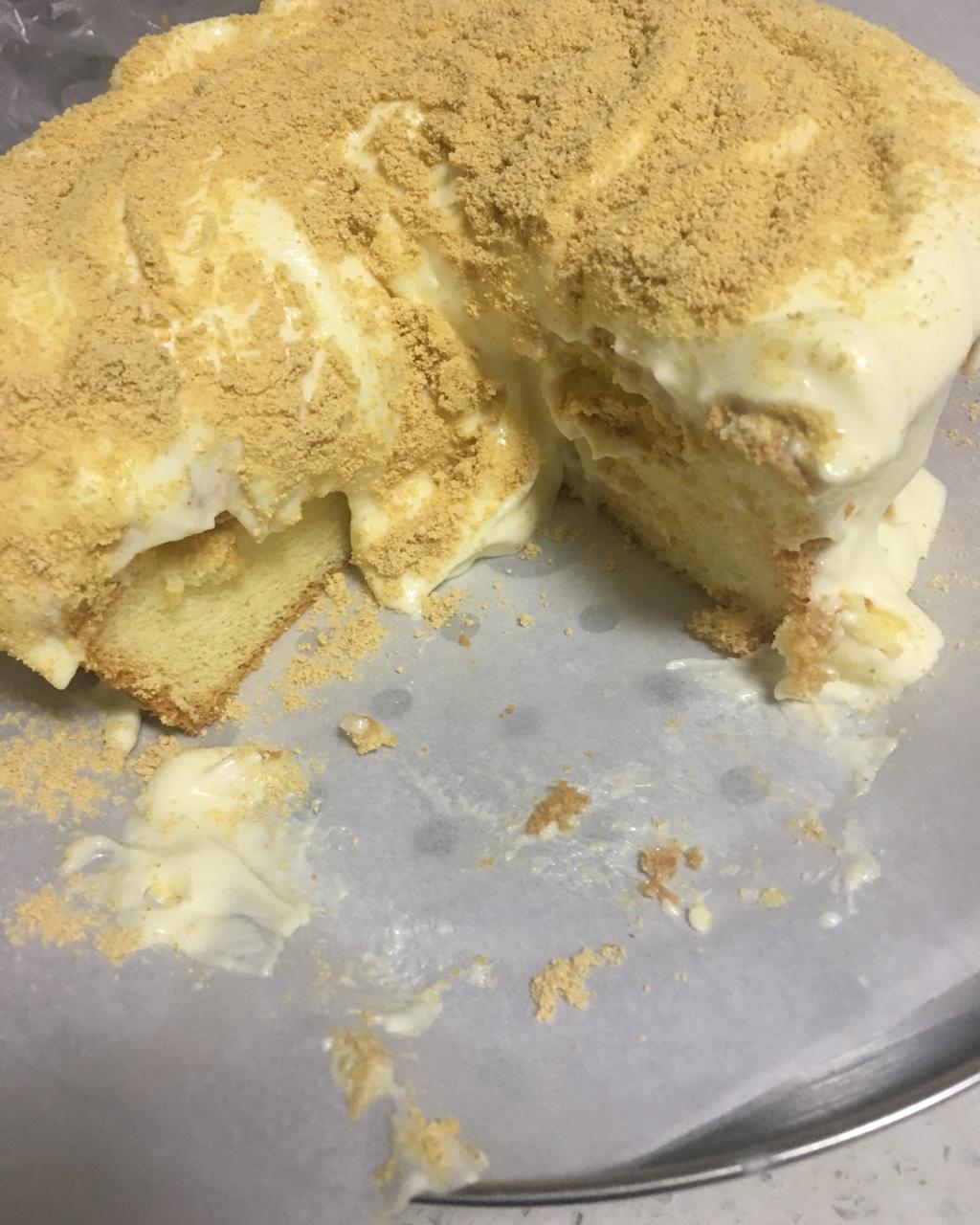 超好吃的豆乳爆浆蛋糕