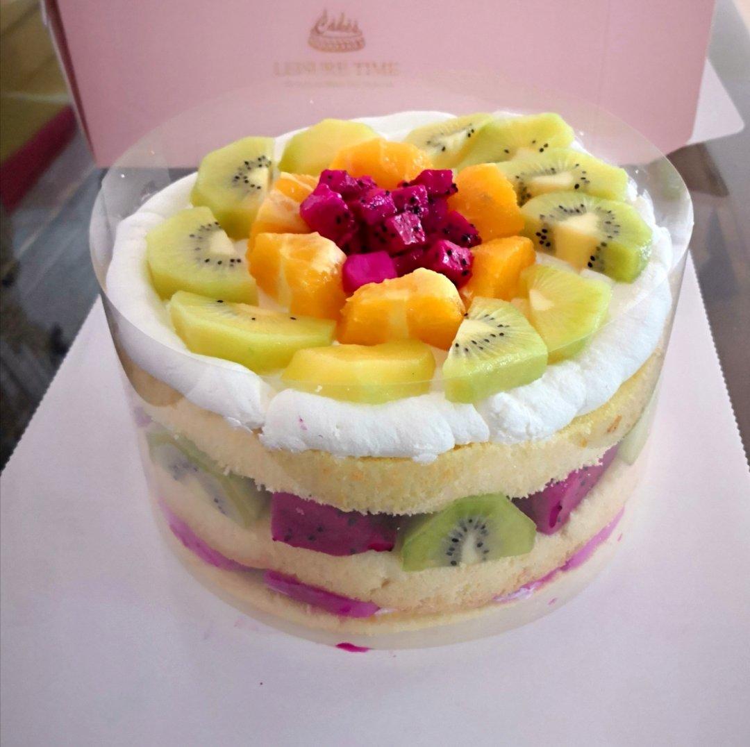 x泡面t做的简单美味水果裸蛋糕 无需裱花技巧【视频教学】