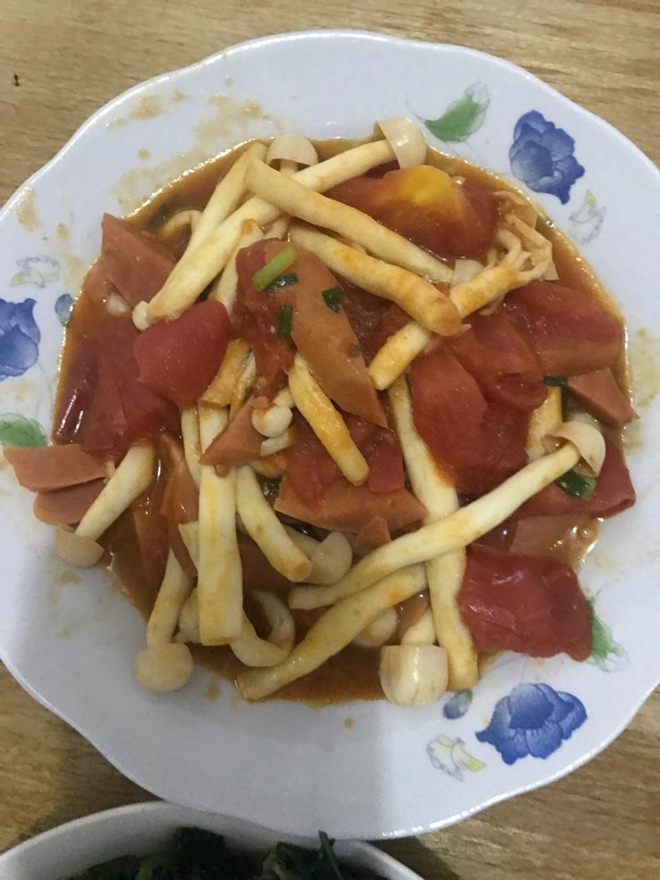 茄汁海鲜菇