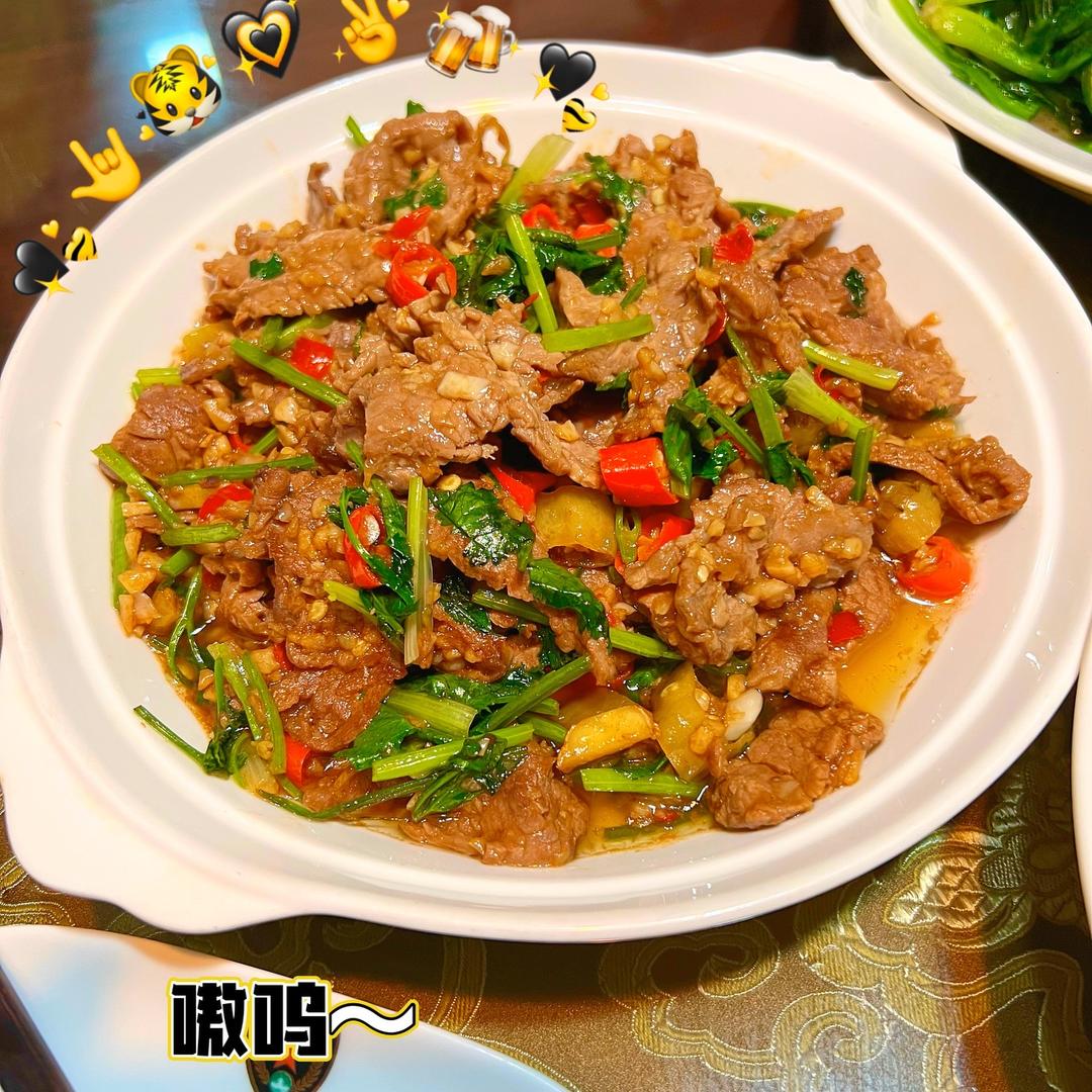 小炒牛肉的做法