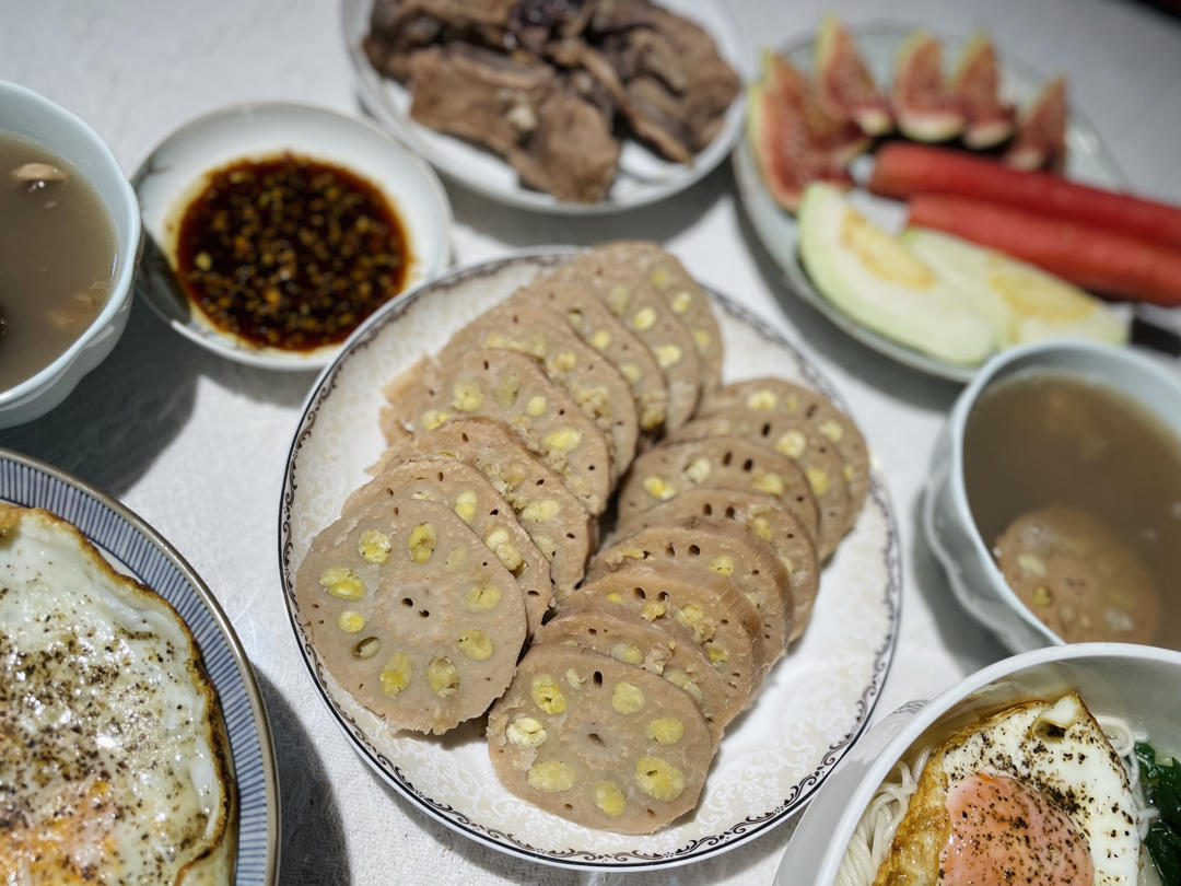 绿豆酿莲藕