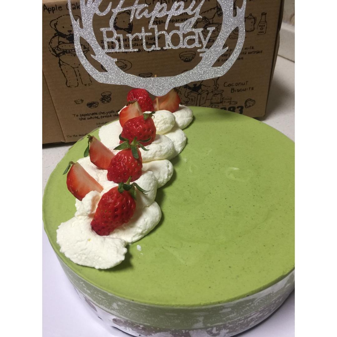 巧克力抹茶慕斯蛋糕