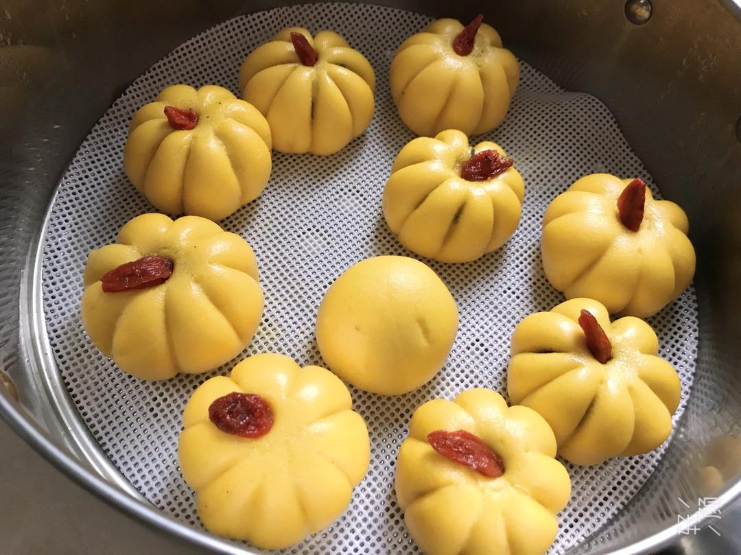 【原创】万圣节南瓜紫薯包