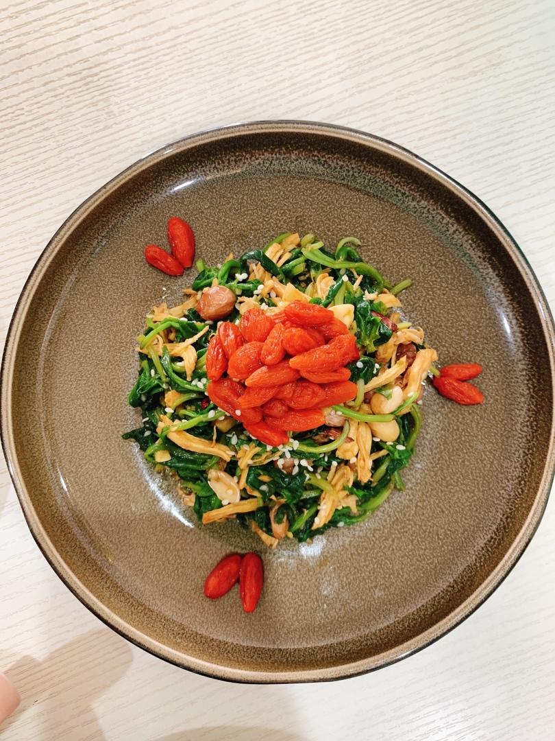 健康低脂凉拌菜—菠菜可以这样吃