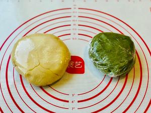 抹茶绿豆酥的做法 步骤3
