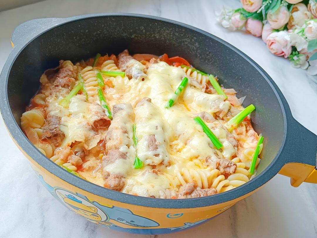 番茄芝士牛肉意面