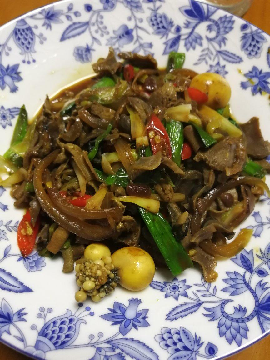 爆炒鸡杂，真是神仙级下饭菜