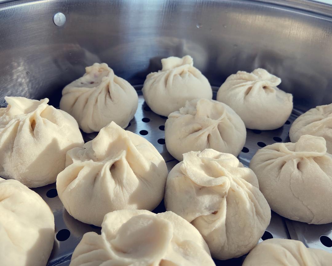 皮包馅足的萝卜牛肉包的做法