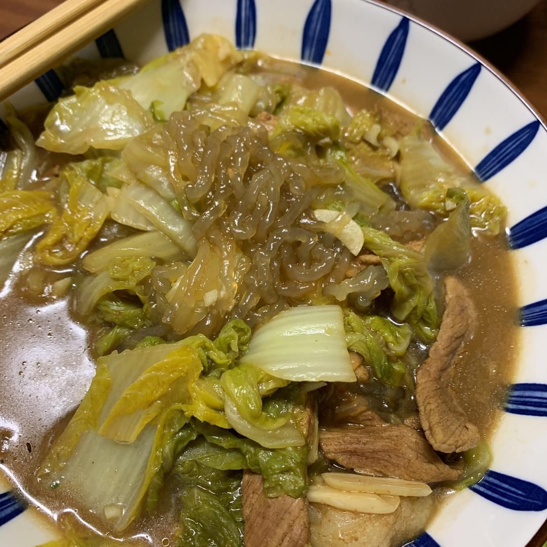 地道东北猪肉白菜炖粉条