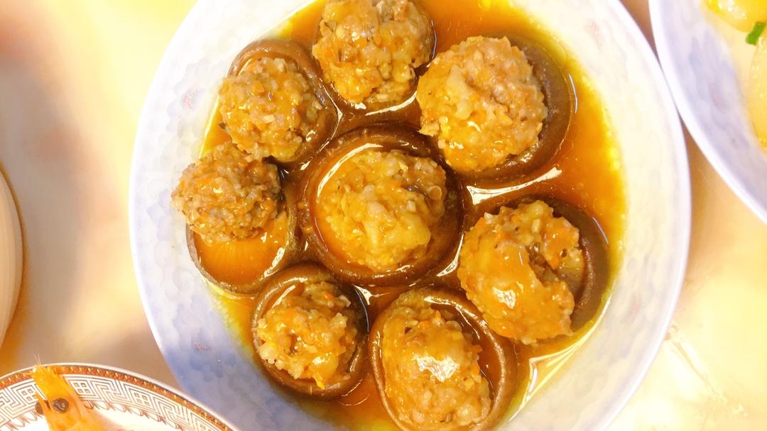 豆腐肉末酿香菇