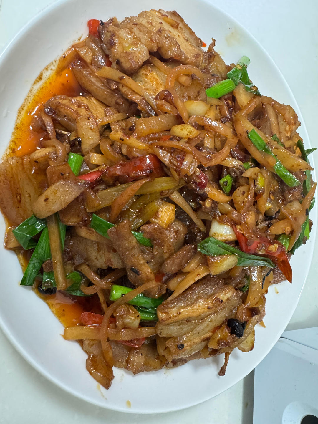 重庆酸萝卜炒五花肉