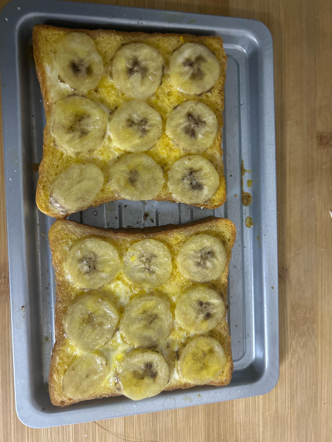 好吃到哭的香蕉烤吐司❗️酥脆香甜❗️零失败❗️