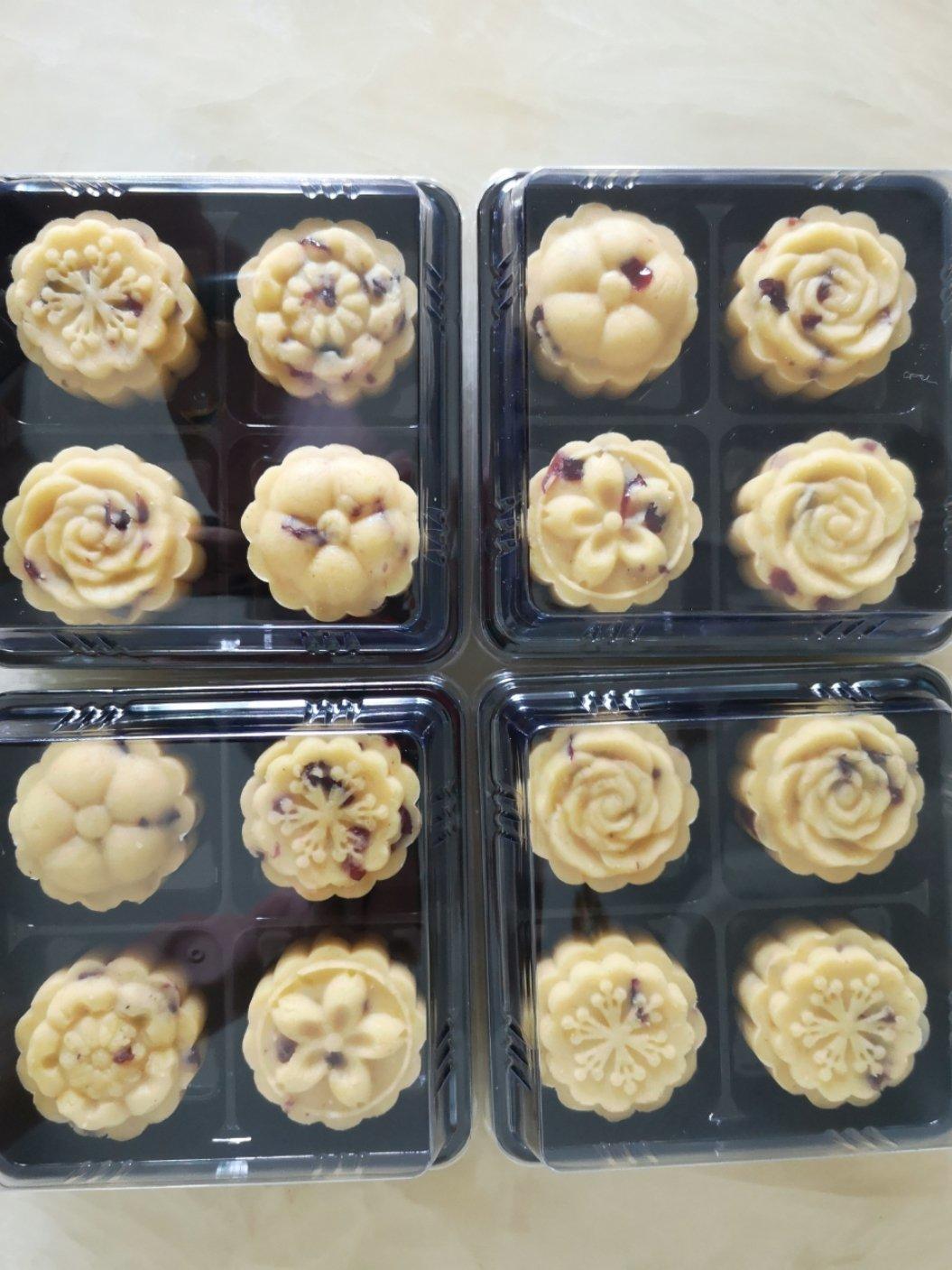 蔓越莓绿豆糕
