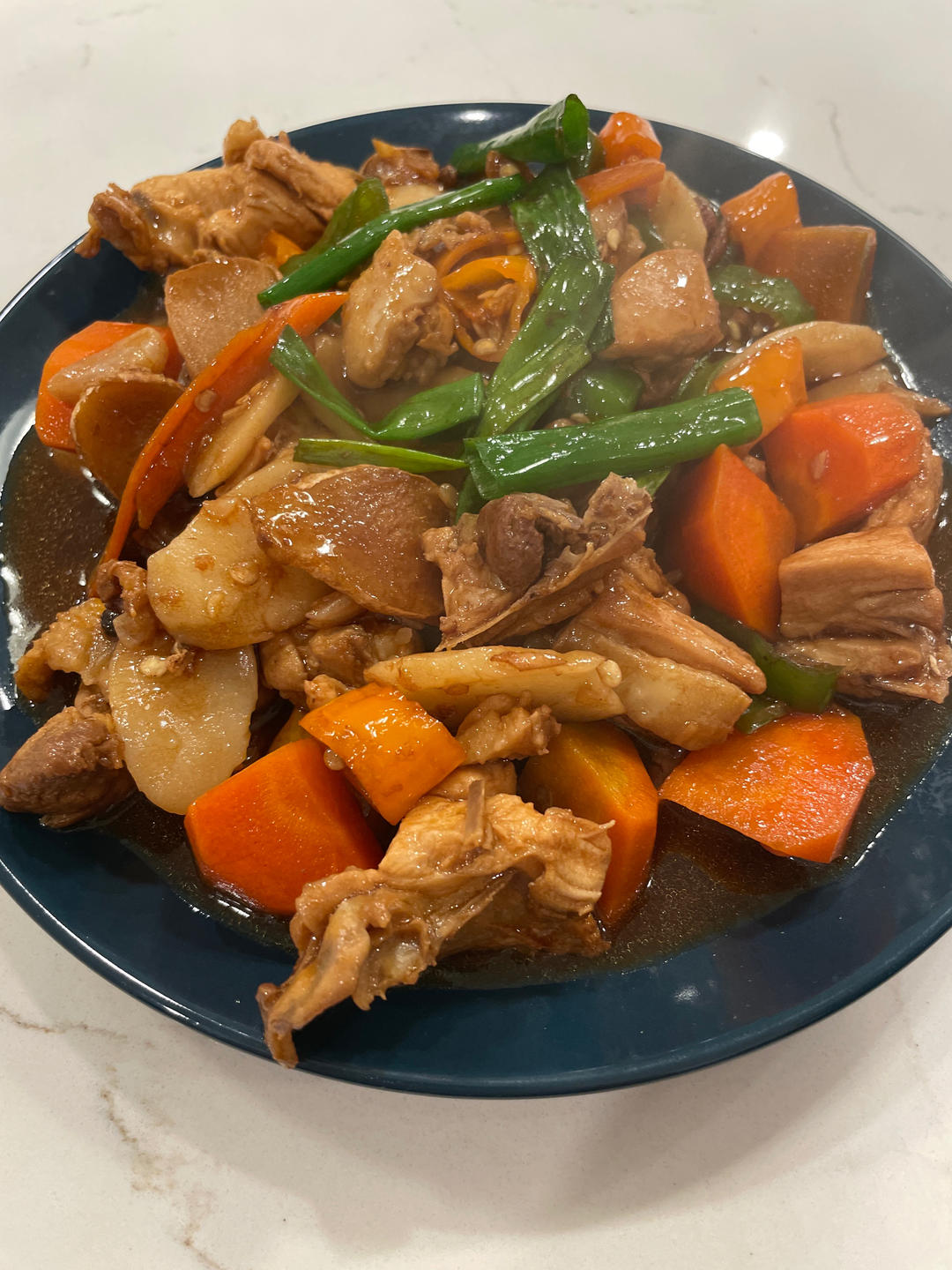 家常炒鸡