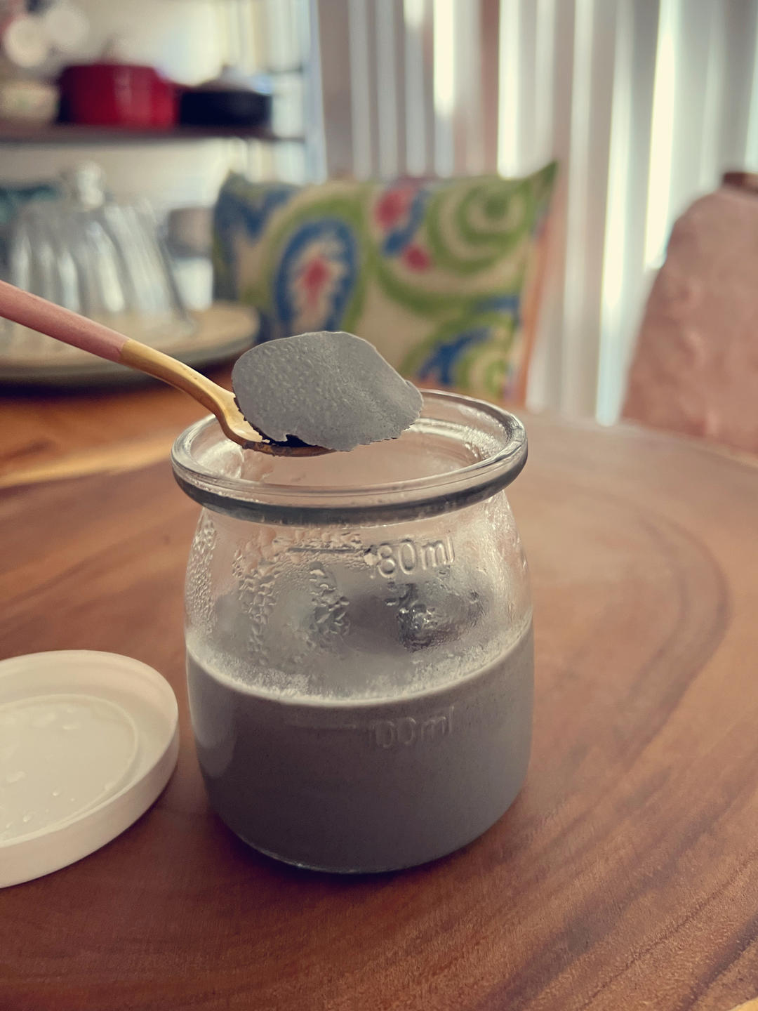 低卡小甜品！黑芝麻豆乳奶冻