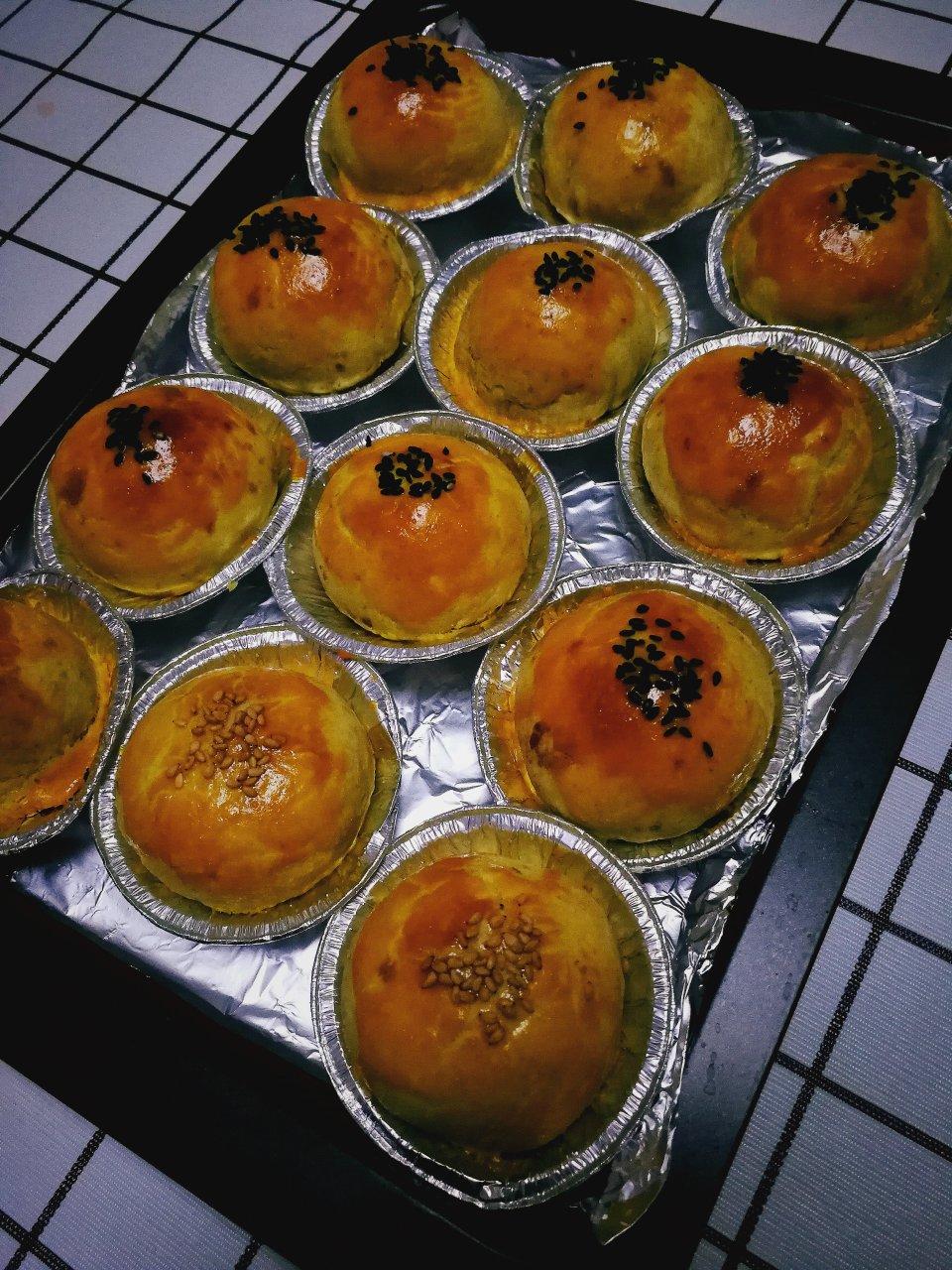 蛋黄酥 -简单蛋挞皮版💕