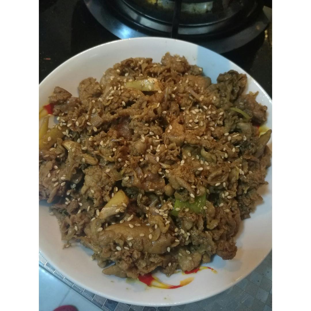 孜然羊肉片