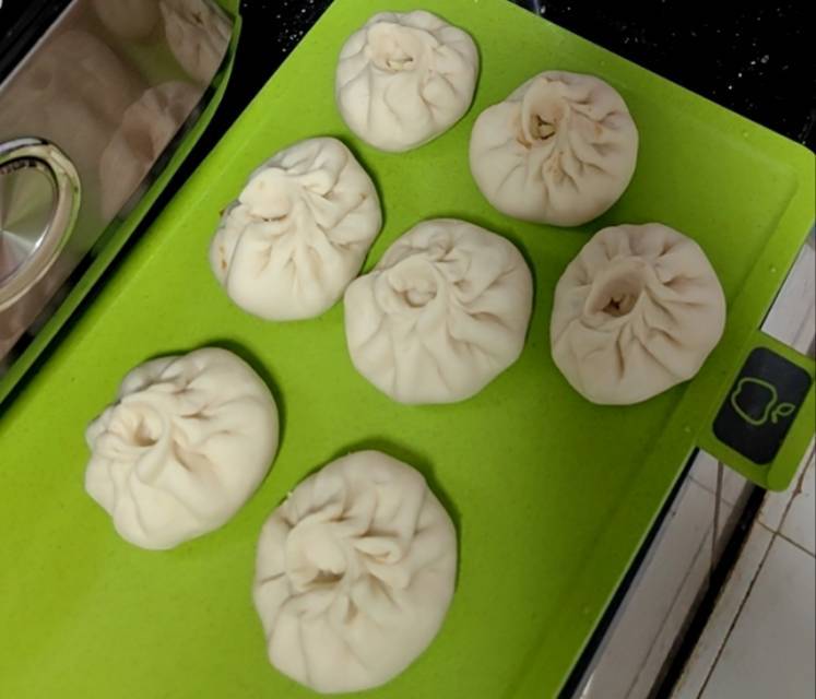 软乎乎的豆沙包
