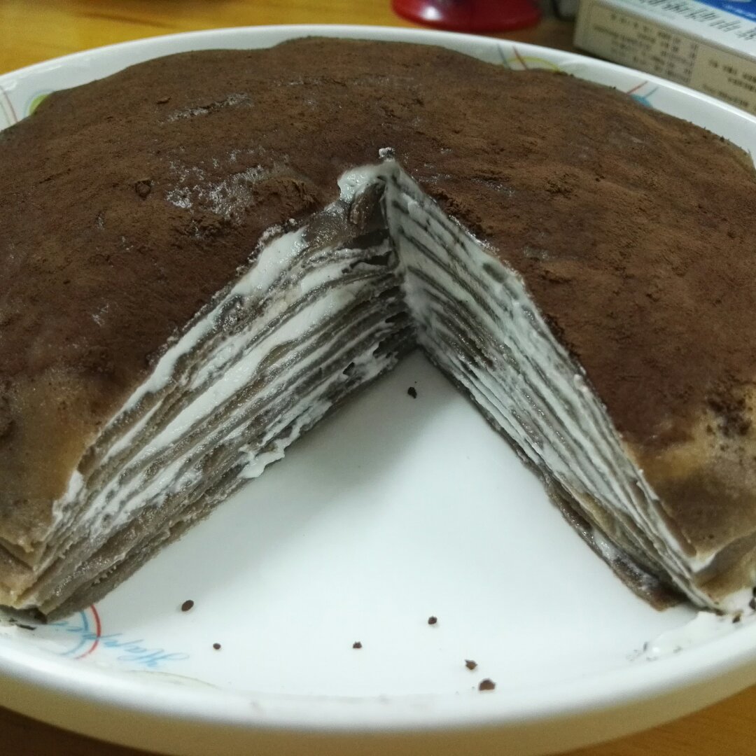 巧克力千层蛋糕（可丽饼）