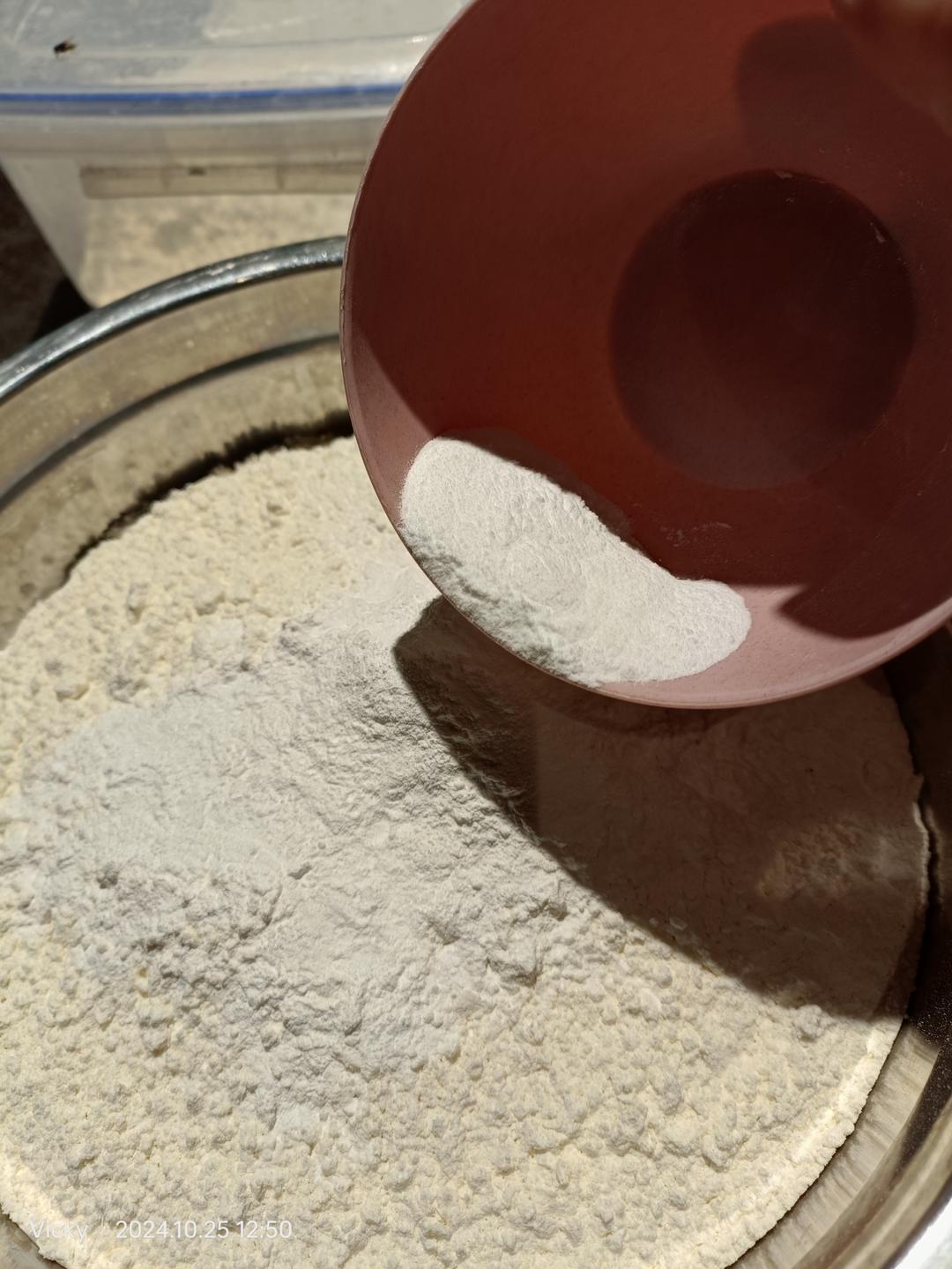 纯奶手撕吐司的做法 步骤1