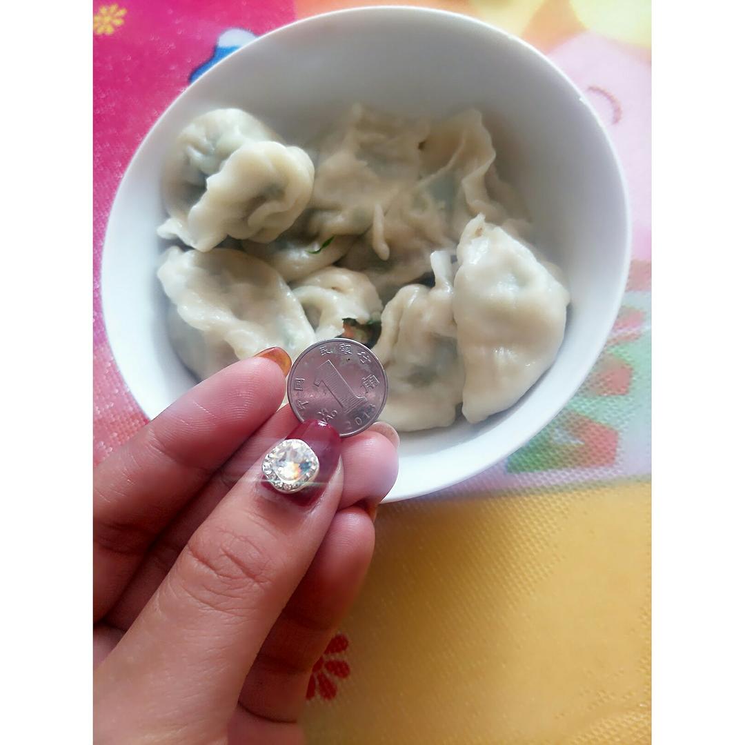年在一起#好开心,今天接财神,吃饺子吃到一个钢間[呲牙][呲牙]android