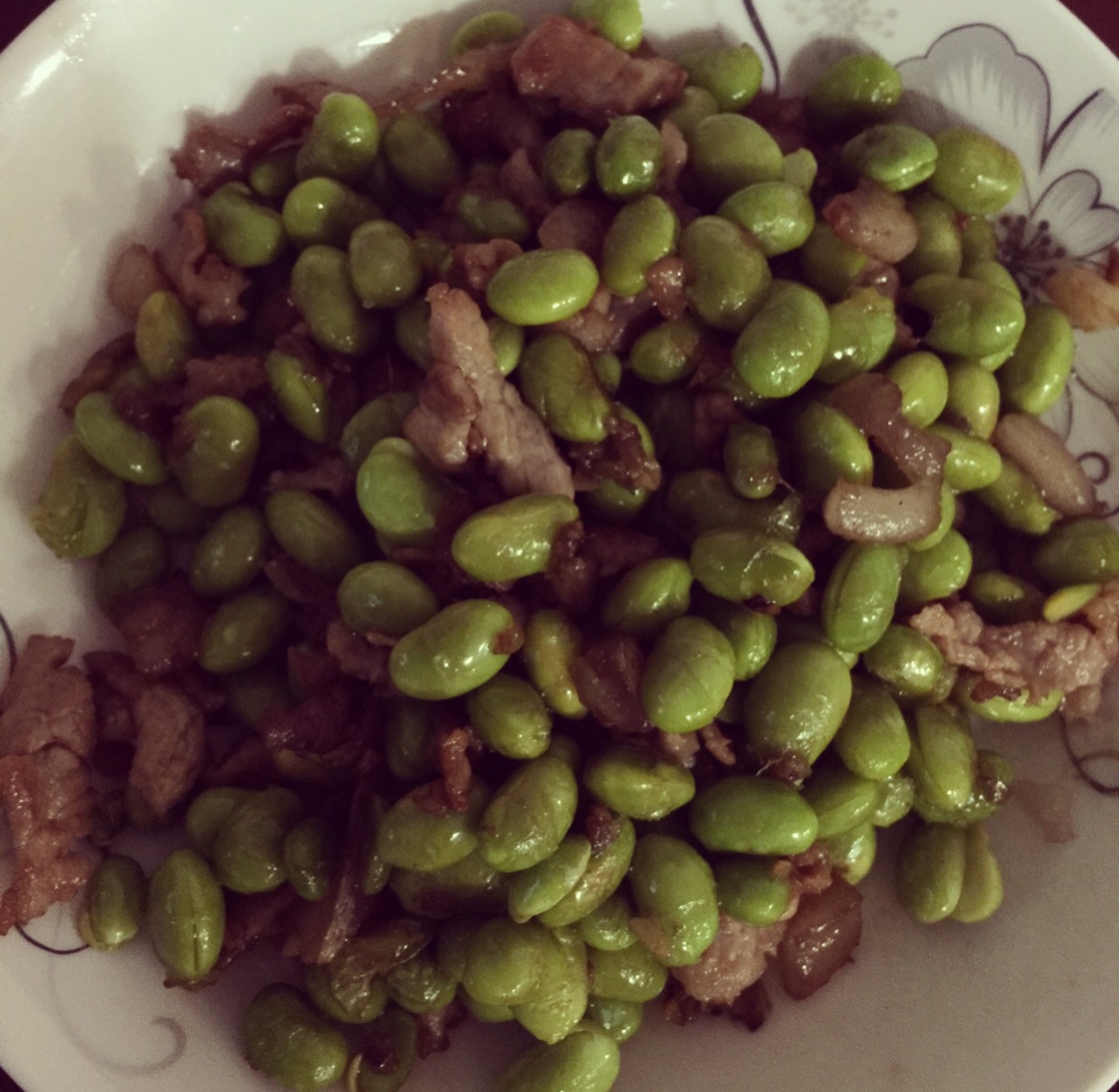 下饭菜 肉末毛豆