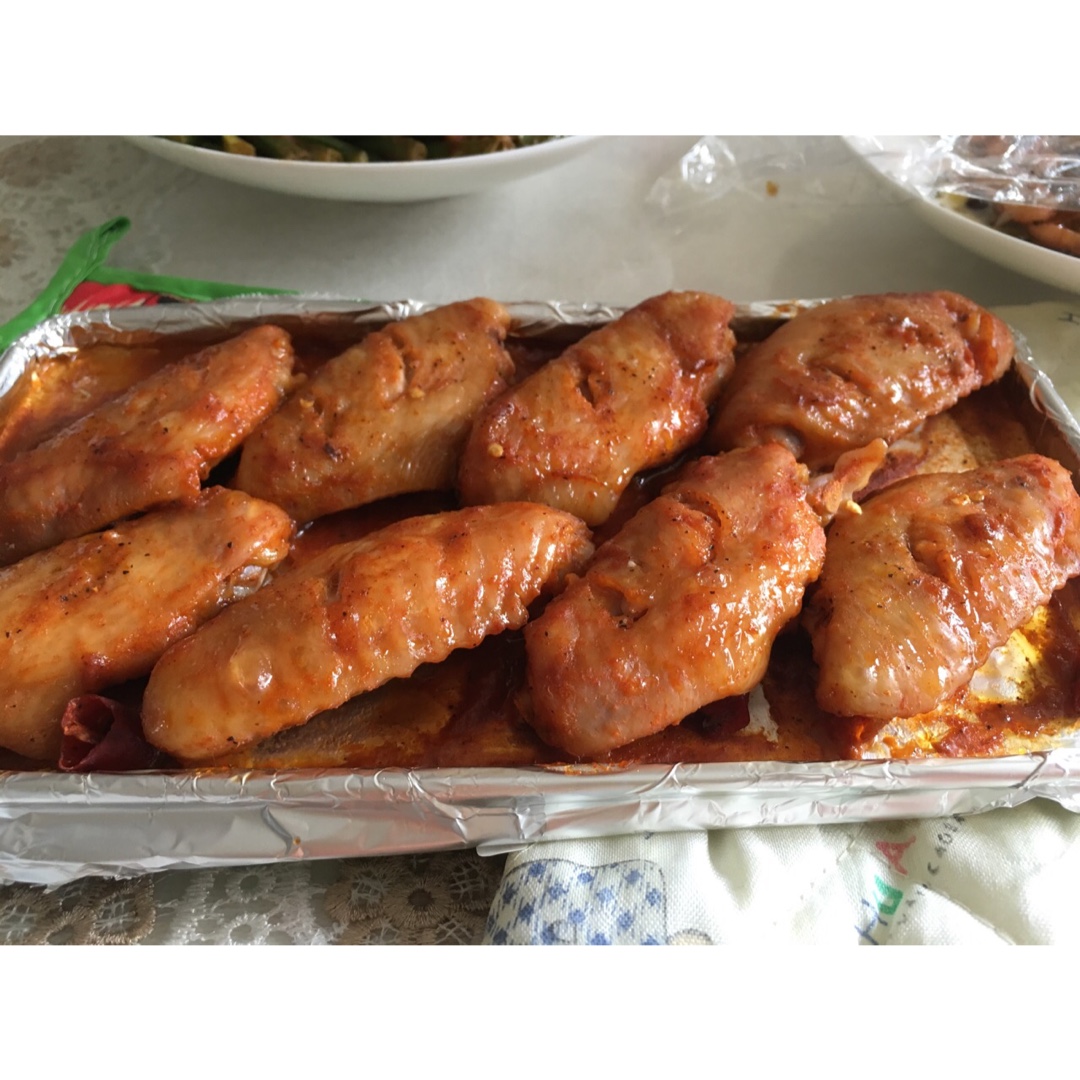 奥尔良鸡翅烤箱版