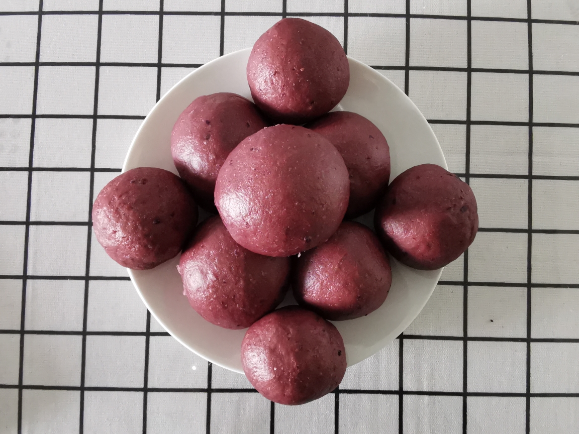 紫薯全麦豆馒头的做法