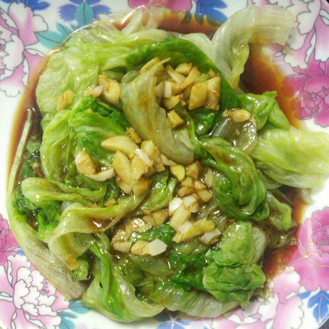 白灼西生菜