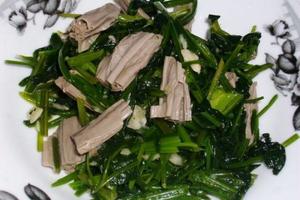 腐竹拌菠菜的做法 步骤4