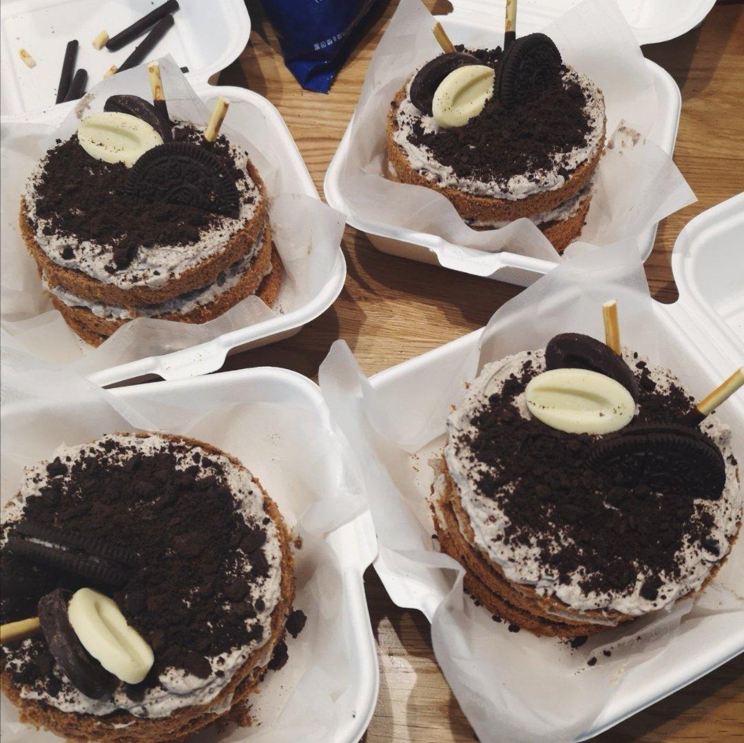 好吃到流泪的奥利奥咸奶油盒子蛋糕