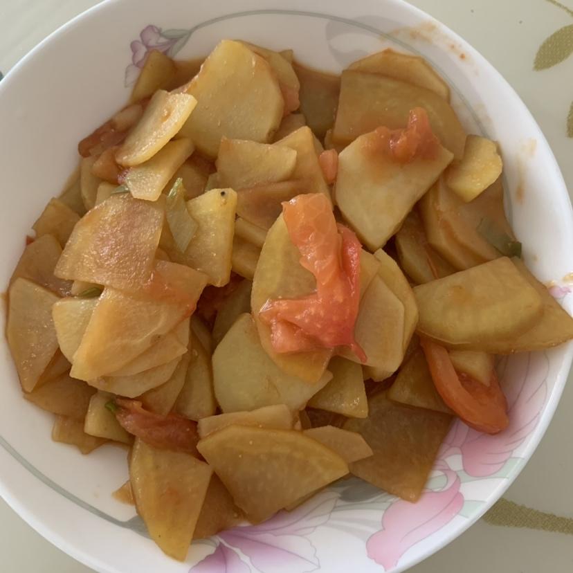 西红柿炒土豆