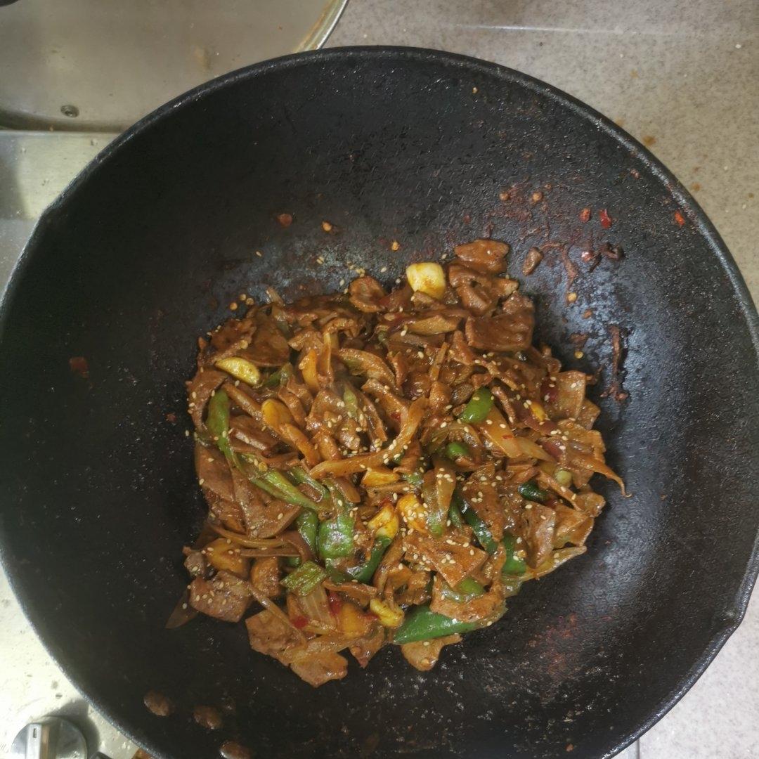 爆炒猪肝