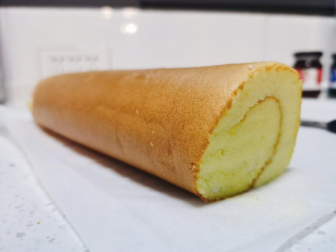 原味戚风蛋糕卷（不开裂/不掉皮）
