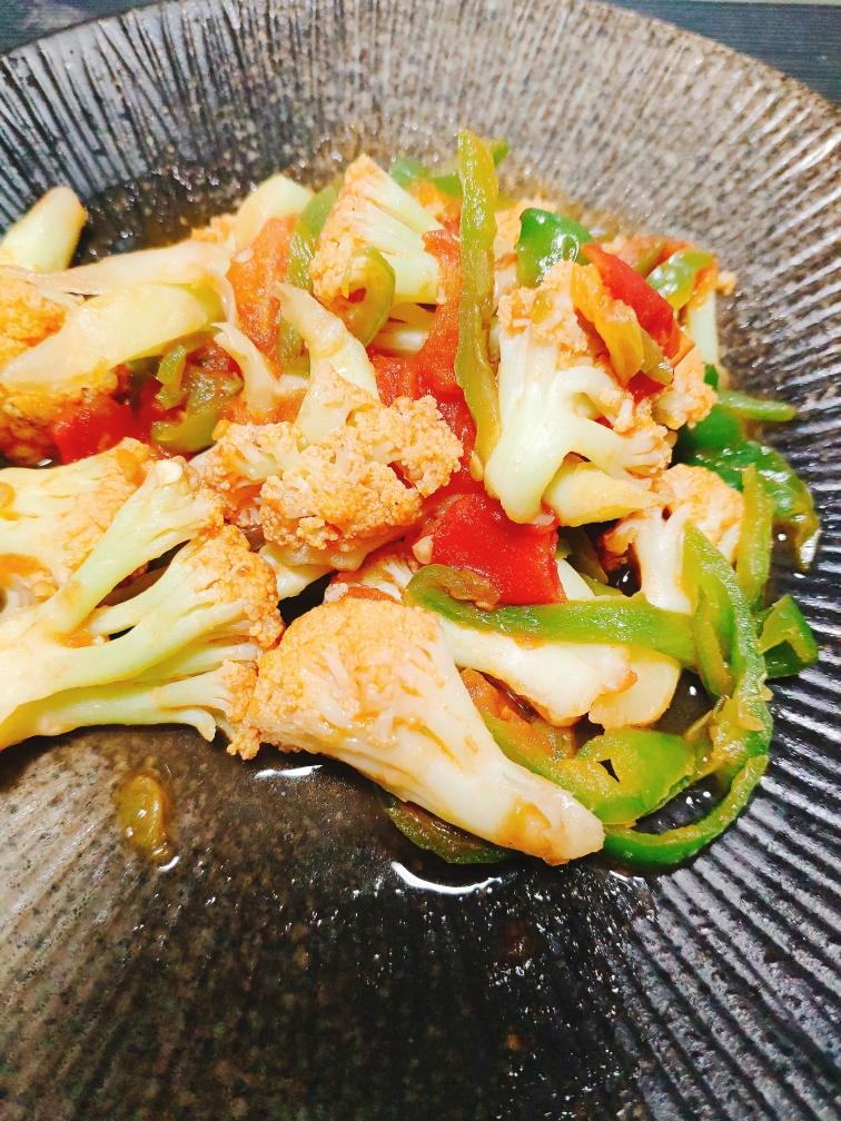 呛炒菜花/花椰菜的做法