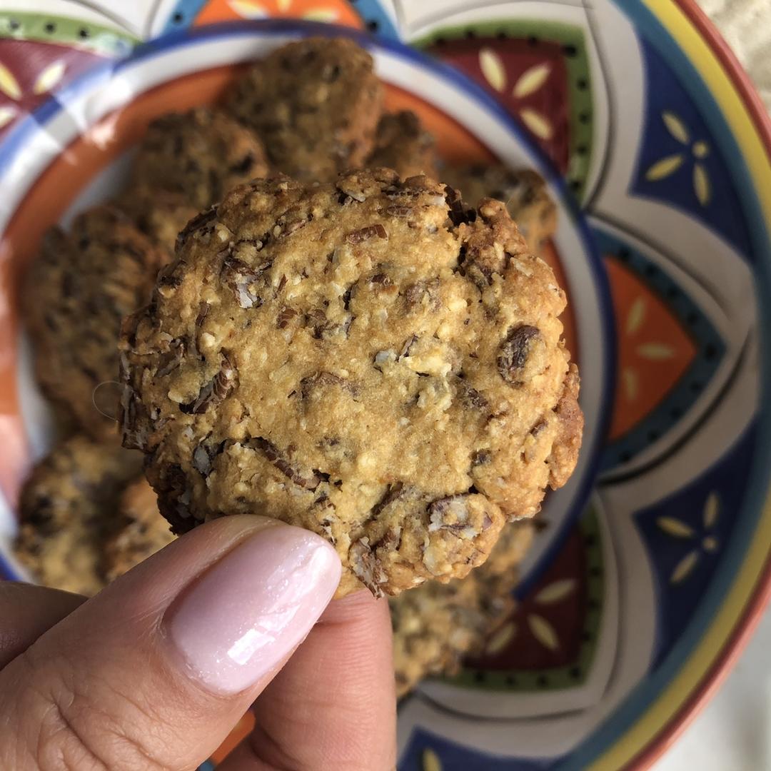 健康椰子油黑糖燕麦高纤饼干【轻卡小食】