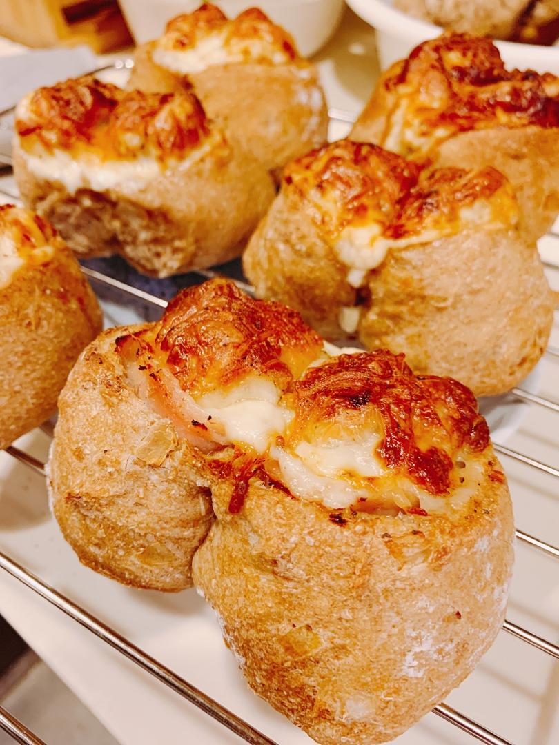 全麦火腿芝士面包 100%纯全麦