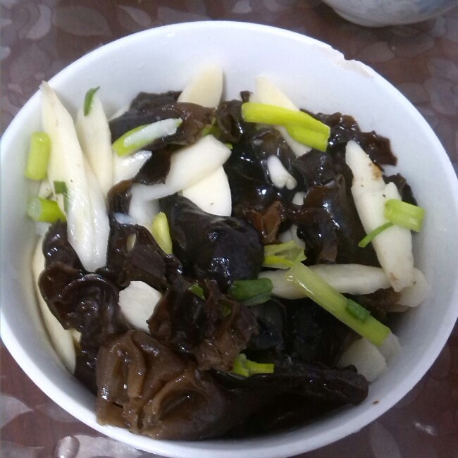 清炒山药木耳
