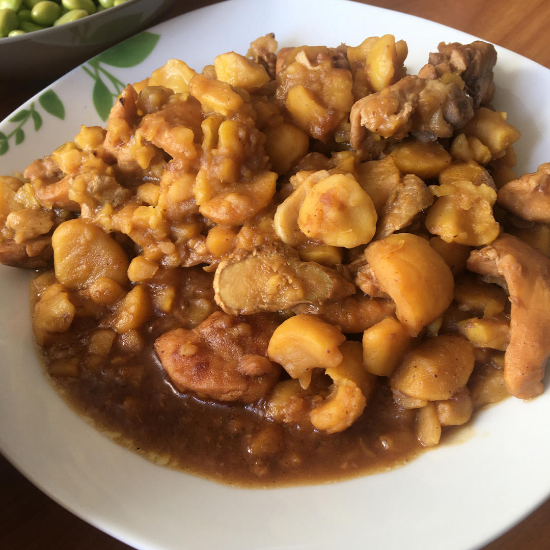 板栗烧鸡家常简单版！