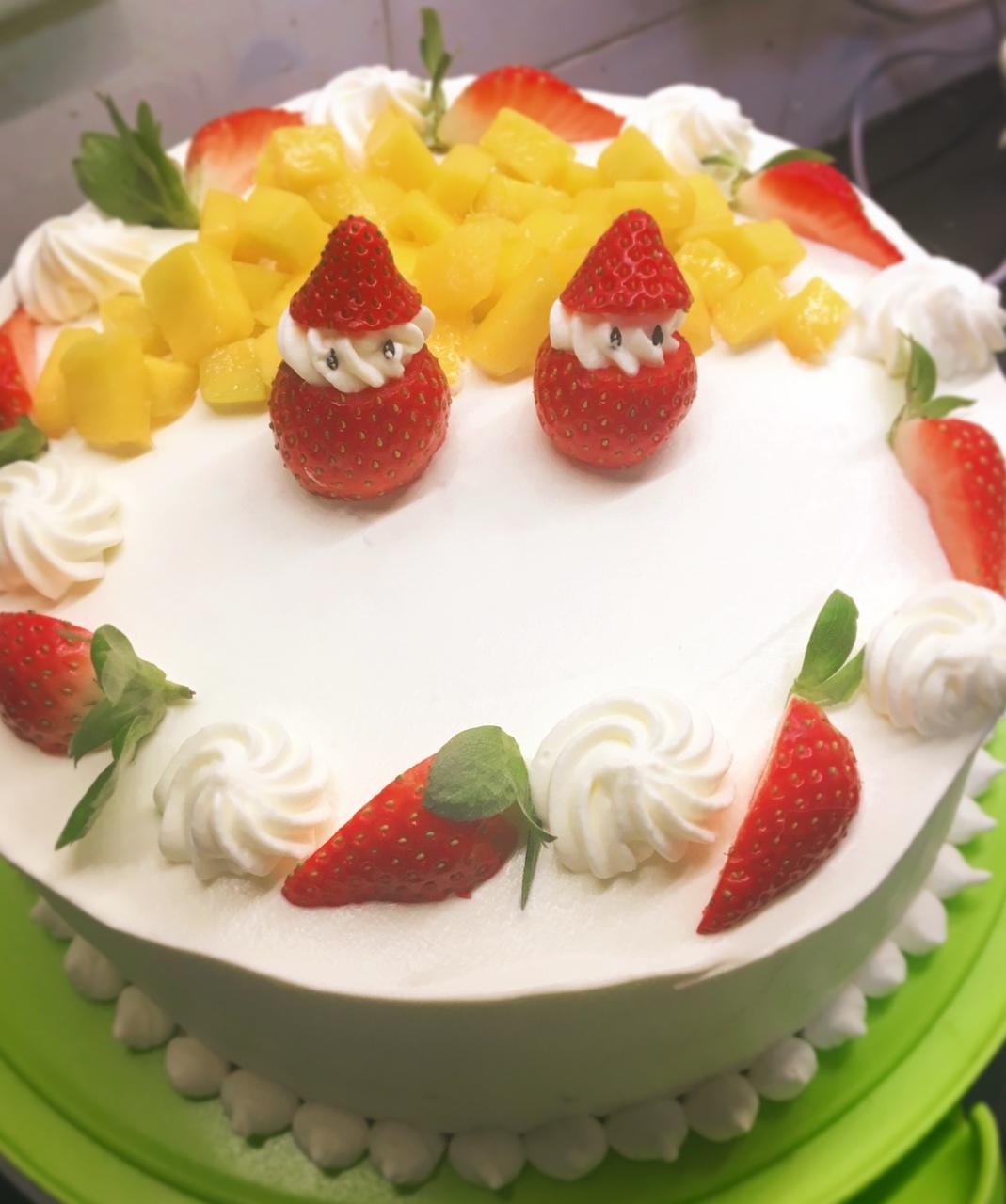 圣诞呆萌裸蛋糕