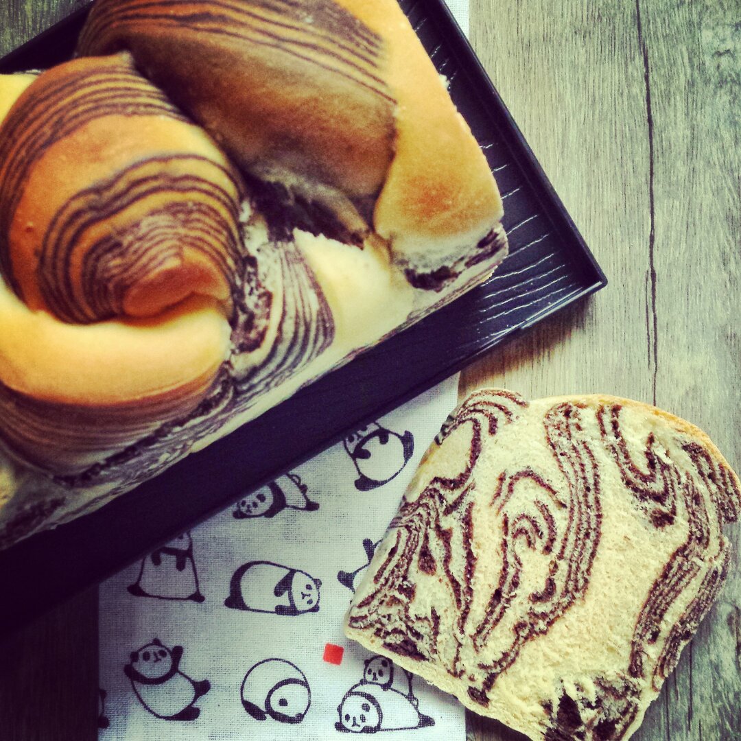 巧克力大理石吐司