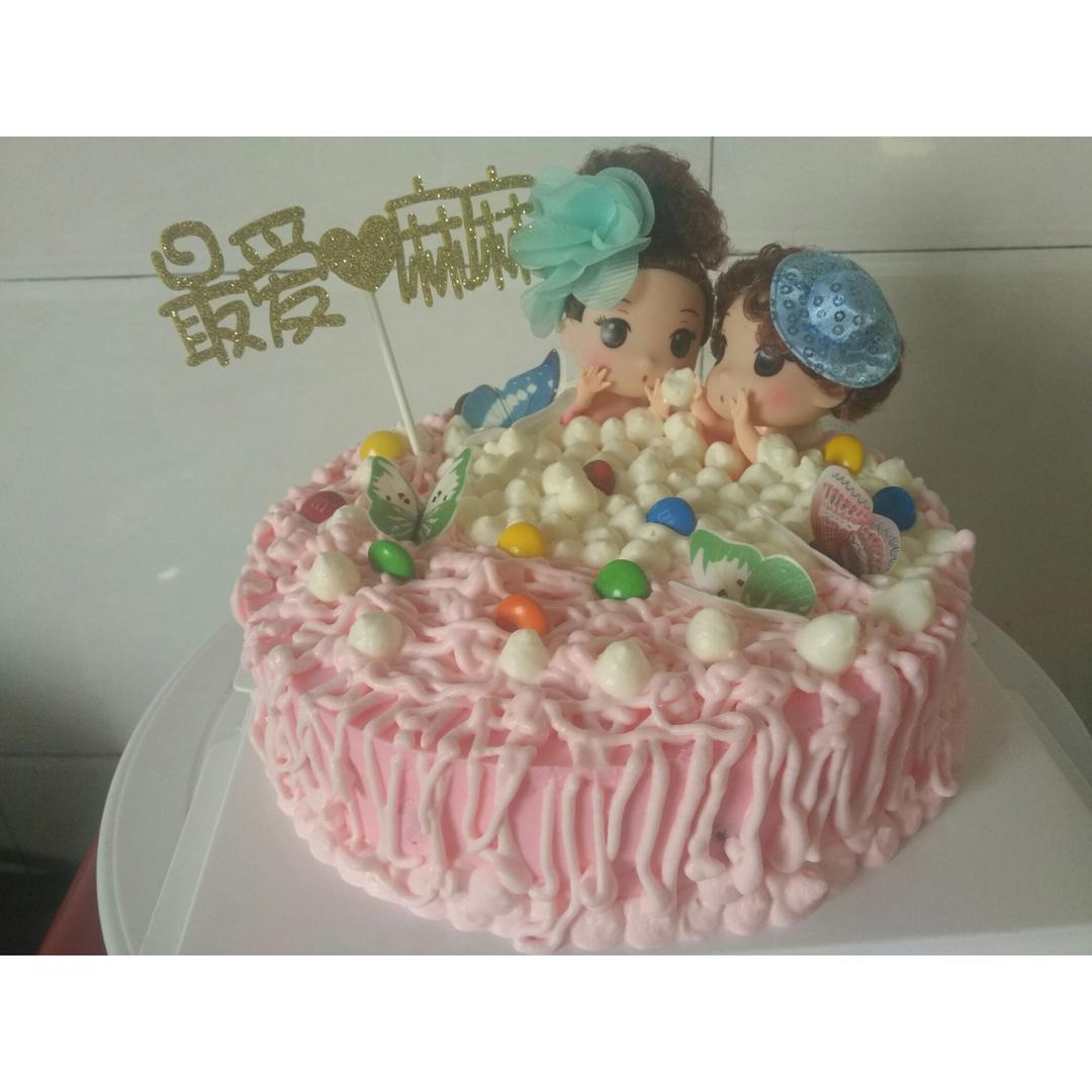 迷糊娃娃泡泡浴蛋糕